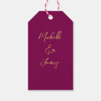 Wine & Gold Colours Professional Trendy Modern