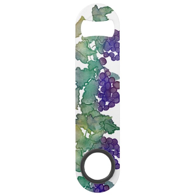 Wine Grapes Bottle Opener (Front)