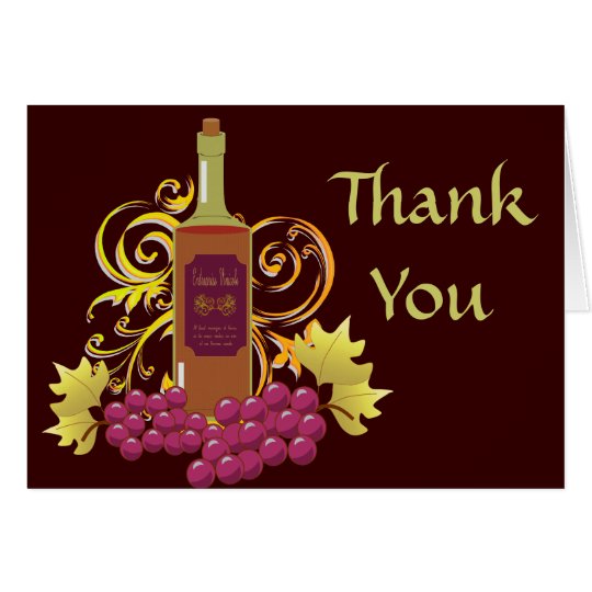 Wine & Grapes Card