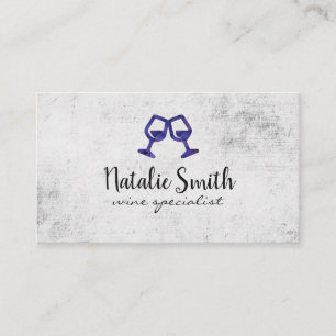 Wine Grapes Cheers Business Card