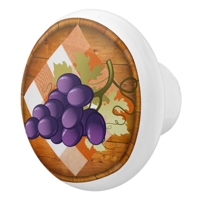 Wine Grapes Drawer Knobs (Right)