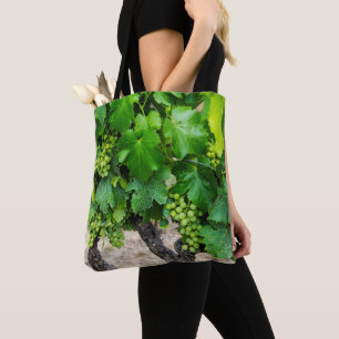 Wine Grapes Growing, France Tote Bag