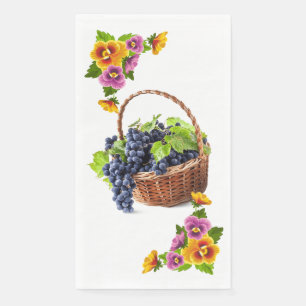 Wine Grapes  Napkin