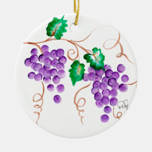 Wine Grapes Ornaments