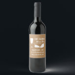 Wine & Grapes, Rustic Wine Bar/Winery Label<br><div class="desc">Wine & Grapes,  Rustic Wine Bar/Winery Wine Bottle Label By The Business Card Store.</div>