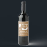 Wine & Grapes, Rustic Wine Bar/Winery Label<br><div class="desc">Wine & Grapes,  Rustic Wine Bar/Winery Wine Bottle Label By The Business Card Store.</div>