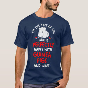 Wine Guinea Pig Premium 5671 T-Shirt