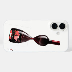 Wine Hourglass - Time Flowers Like Wine  iPhone 16 Case