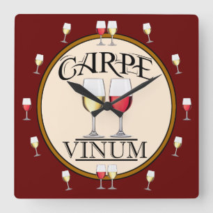 WINE Humour Acrylic Wall Clock