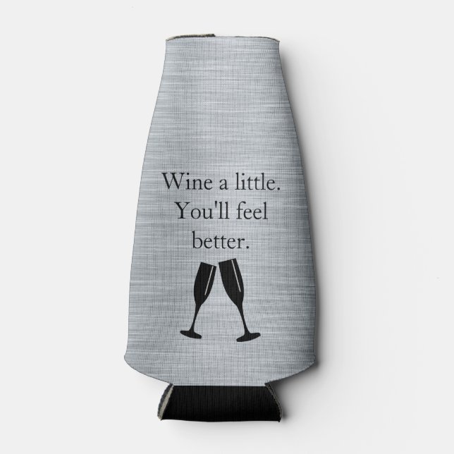 Wine Humour Bottle Cooler (Front)