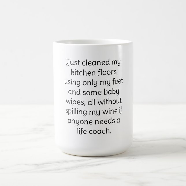 Wine Humour coffee Mug (Center)