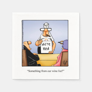 Wine Humour Party Napkins