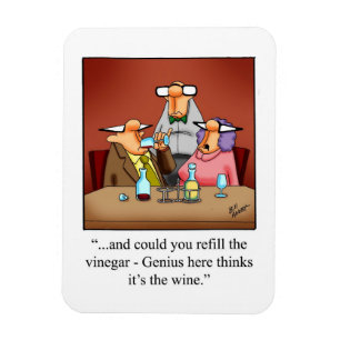 Wine Humour Refrigerator Magnet