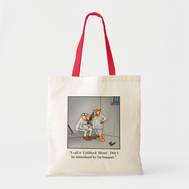 Wine Humour Tote Bag Gift (Front)