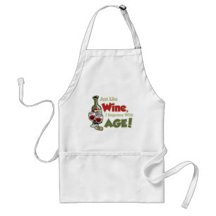 Wine Improve With Age Standard Apron