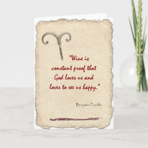 Wine is Proof Card