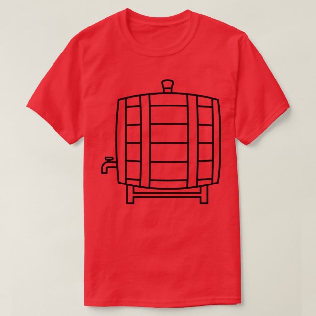 Wine Keg 2 T-Shirt (Design Front)