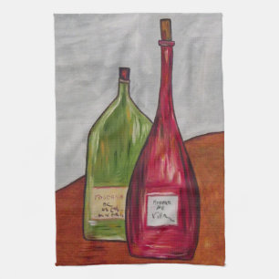 Wine Kitchen Towel! Tea Towel