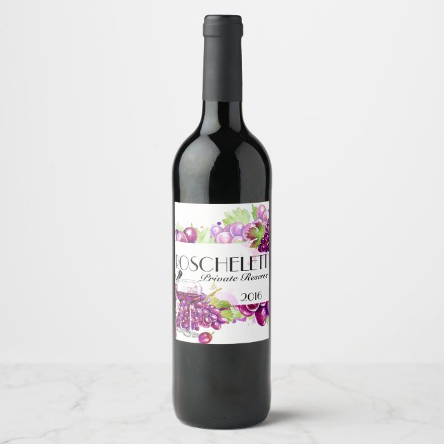 Wine Label (Front)