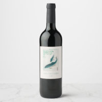WINE LABEL : OHARA KOSON : CARP/KOI 1926