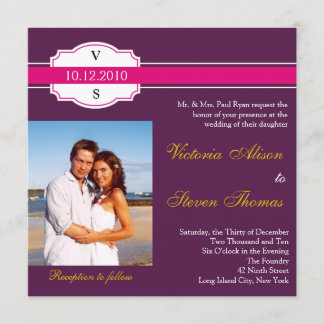 Wine Label wedding invitation