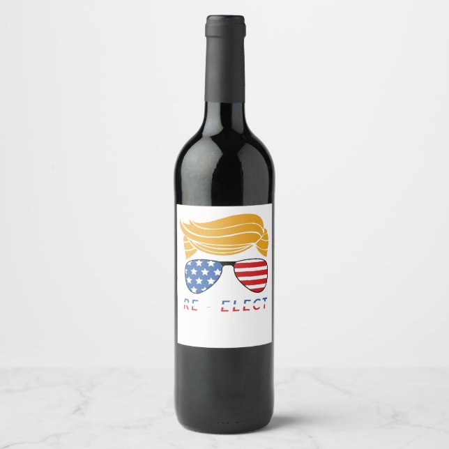 Wine labels for Trump (Front)