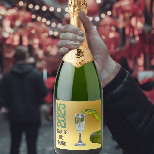 Wine labels Year of the Snake 2025 Chinese New  (Creator Uploaded)