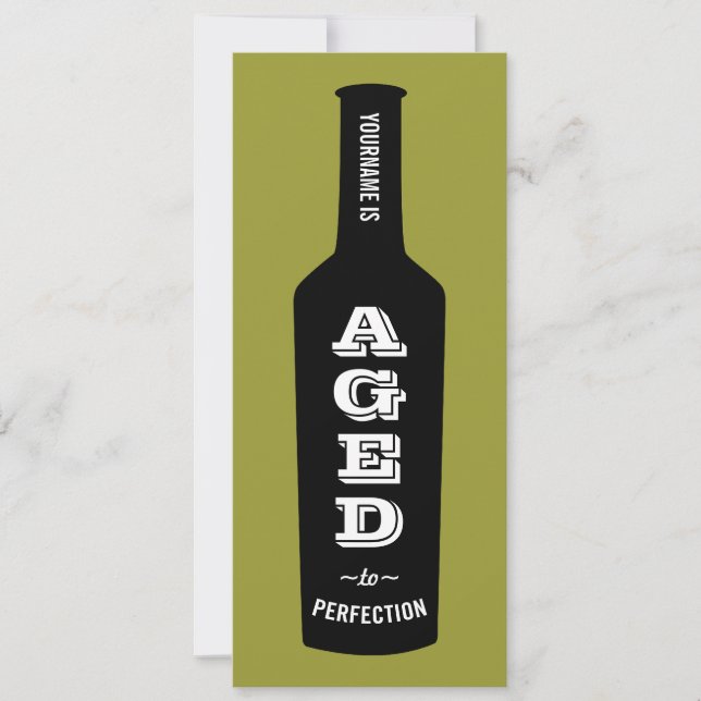 Wine Lover Birthday Party Invitation (Front)