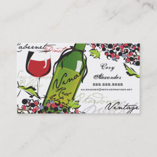 Wine Lover Business Card