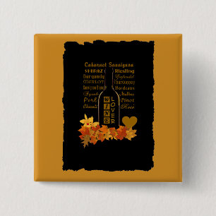 Wine Lover button