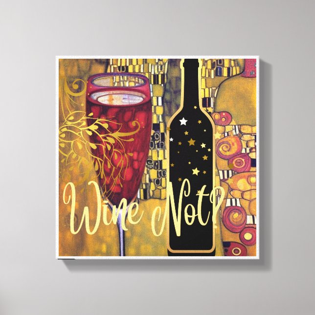 Wine Lover Canvas Print (Front)