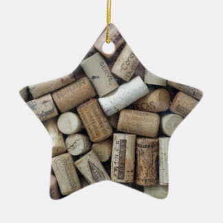 Wine Lover Corks Ceramic Tree Decoration