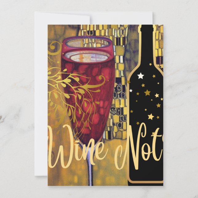 Wine Lover Holiday Card (Front)