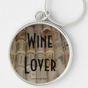 Wine Lover Key Ring