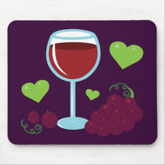 Wine Lover Mouse Mat