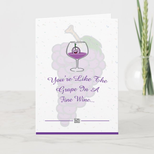 Wine Lover Occasion Card (Front)