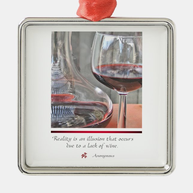 wine lover ornament (Front)