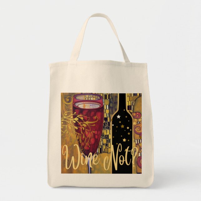 Wine Lover Tote Bag (Front)