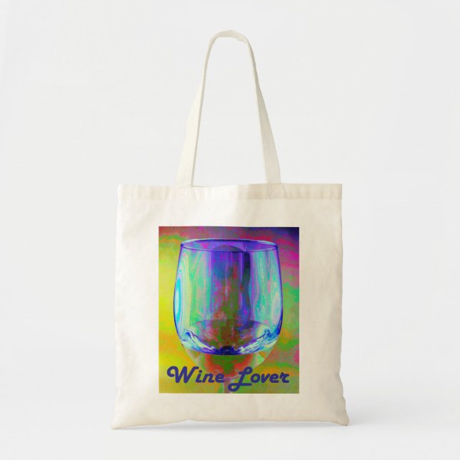 Wine Lover Tote Bag (Front)