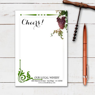 Wine Lover Vineyard Winery Post-it Notes