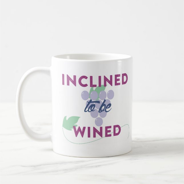 Wine lovers coffee mug (Left)