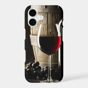Wine Lover's custom monogram phone cases