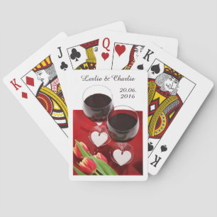 Wine Lovers' custom playing cards