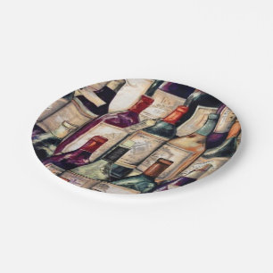 Wine Lovers Paper Plate