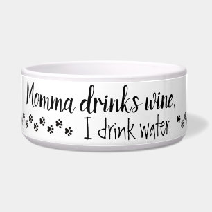 Wine lovers - pet water bowl