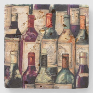 Wine Lovers Stone Coaster