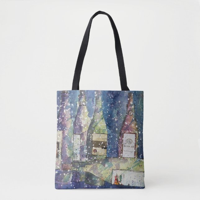 Wine Lovers Tote Bag (Front)