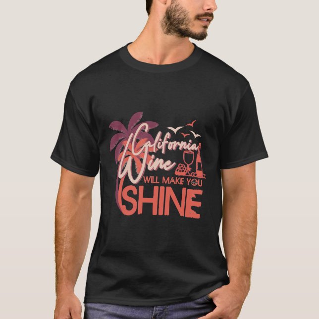 Wine Maker California T-Shirt (Front)