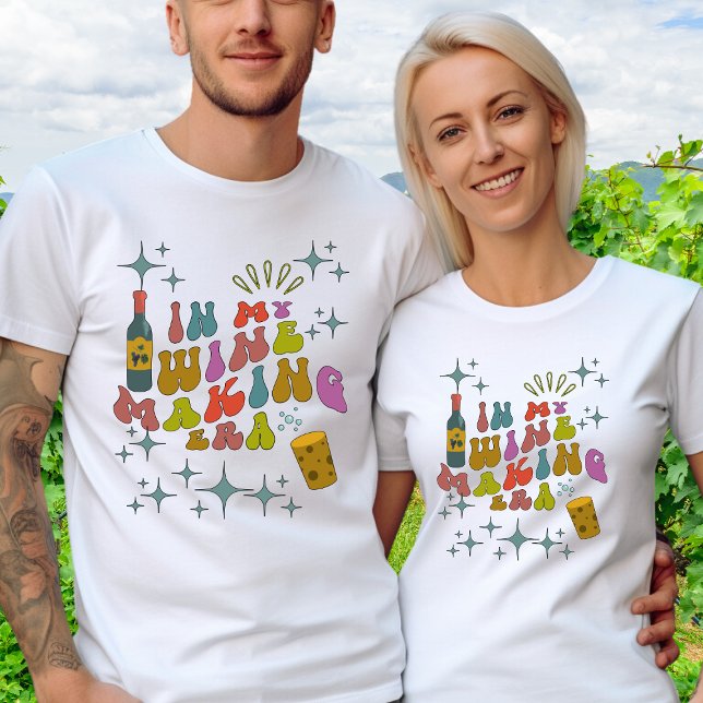 Wine Making Hobby Custom Text on Back T-Shirt (Creator Uploaded)