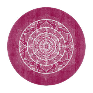 Wine Mandala Cutting Board